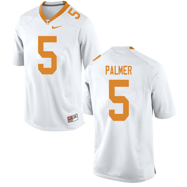 Men #5 Josh Palmer Tennessee Volunteers College Football Jerseys Sale-White - Click Image to Close
